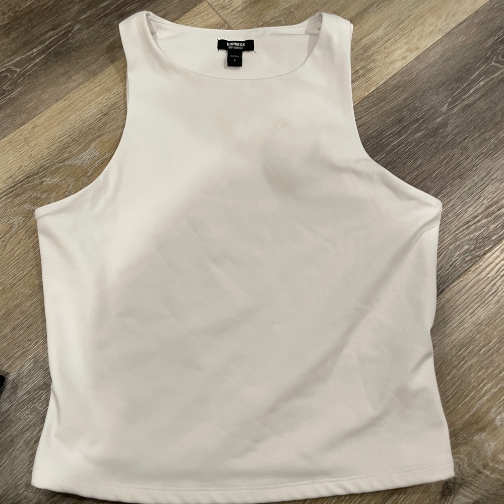 Express Classic White Tank Top